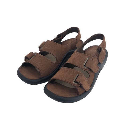Hammacher Schlemmer Mens Walk On Air Strap Sandals Eur 44 US 10 10.5 New Other - Picture 1 of 9